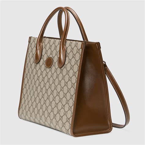 Gucci Borsa shopping con motivo GG misura media